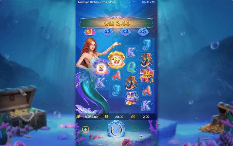 Mermaid Riches ทดลองเล่นสล็อต มาใหม่ล่าสุดจากค่าย PG SLOT