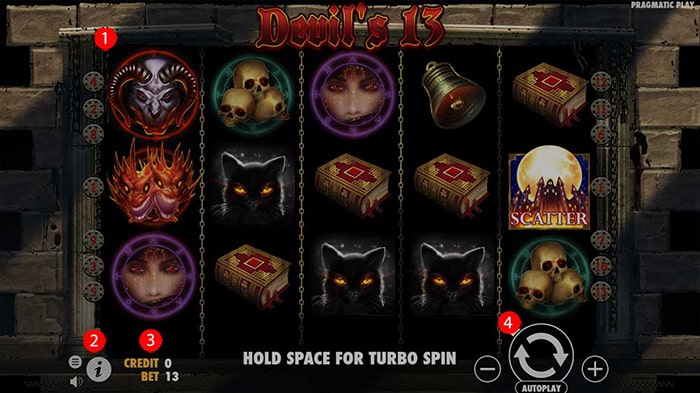 ลักษณะของเกม Devil's 13