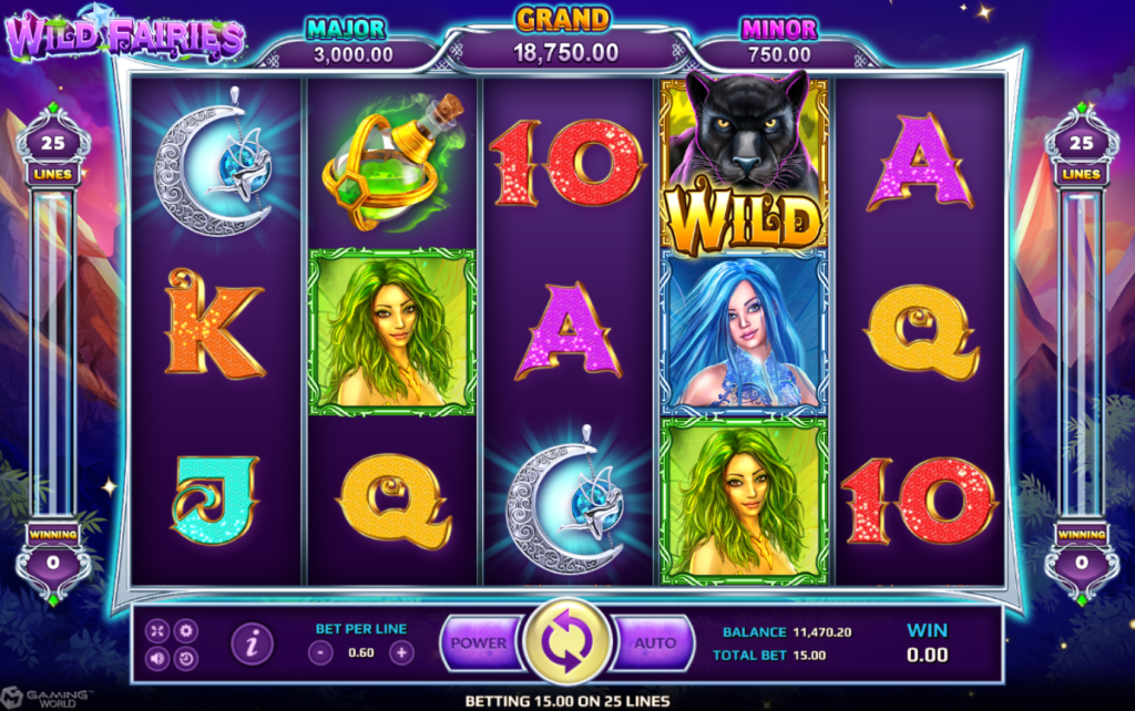 ลักษณะของเกม Wild Fairies