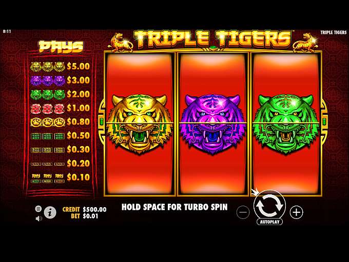 รีวิว เกม Triple Tigers - joker gaming