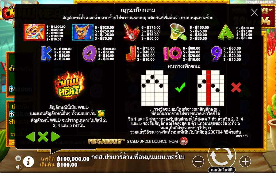 รีวิวเกม Chilli Heat Megaways จากค่าย PRAGMATIC PLAY - Easy Slot