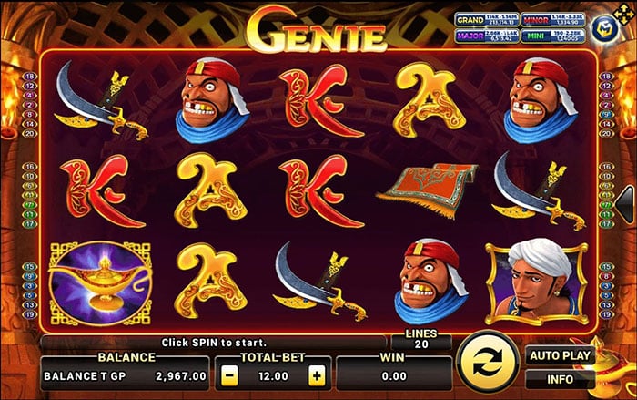 ลักษณะของเกม Genie