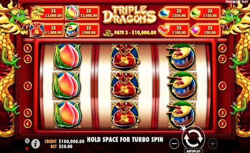 ลักษณะของเกมTriple Dragons