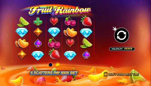 ฟีเจอร์ภายในเกม Fruit Rainbow