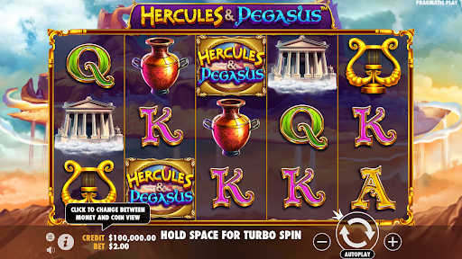 ลักษณะของเกม hercules and pegasus