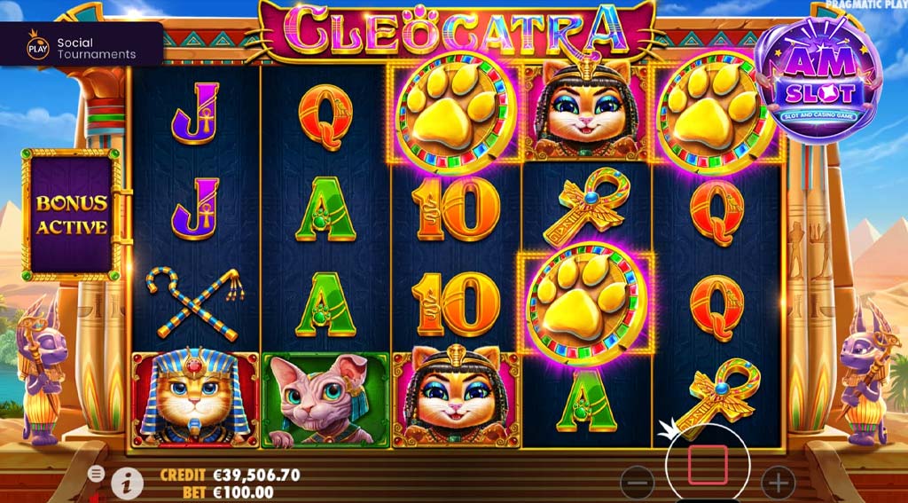 รีวิวเกมสล็อต Cleocatra คลีโอแคทรา (คลีโอพัตราแมวเหมียว)