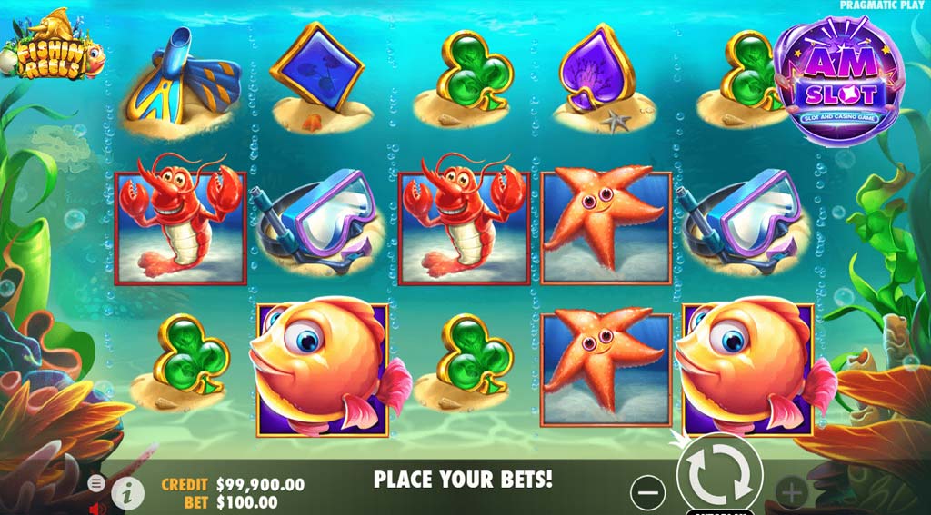 รีวิวเกมสล็อต Fishin Reels ambslot เว็บตรง slot wallet ทุกค่าย