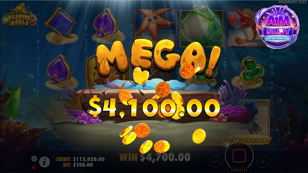 รีวิวเกมสล็อต Fishin Reels ambslot เว็บตรง slot wallet ทุกค่าย